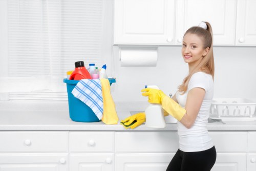 Clean and refreshed carpet after professional cleaning