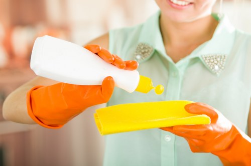 After builders cleaning team restoring a renovated SW9 property